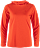 Лонгслив женский Fjallraven Abisko Sun-hoodie Flame Orange - Фото 1 малая