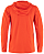 Лонгслив женский Fjallraven Abisko Sun-hoodie Flame Orange - Фото 2 малая