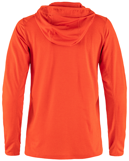 Лонгслив женский Fjallraven Abisko Sun-hoodie Flame Orange - Фото 2 большая