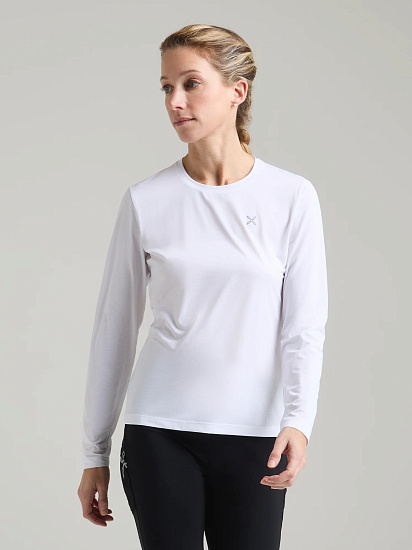 Лонгслив женский Montura Fresh Light Maglia White - Фото 3 большая