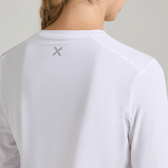 Лонгслив женский Montura Fresh Light Maglia White - Фото 5 большая