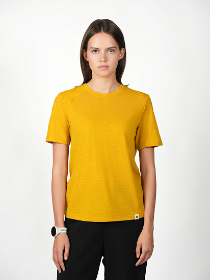 Футболка женская Montura Merino Mix Mustard - Фото 5 большая
