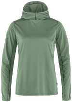 Лонгслив женский Fjallraven Abisko Sun-hoodie Patina Green