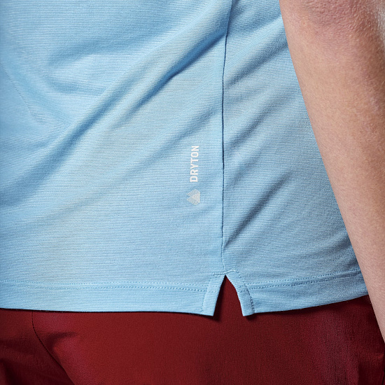 Футболка женская Salewa Puez Dry Air Blue - Фото 6 большая