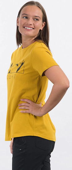 Футболка женская Bergans Graphic Tee Mustard Yellow - Фото 2 большая