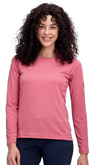 Футболка женская Mammut Aegility LS Sundown Melange - Фото 2 большая