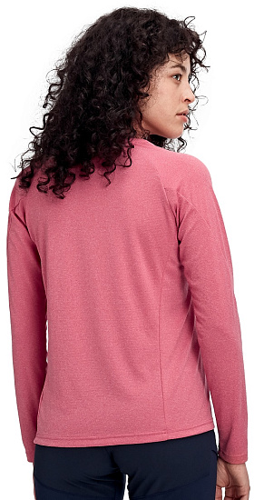 Футболка женская Mammut Aegility LS Sundown Melange - Фото 3 большая