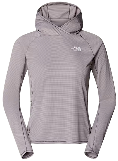 Лонгслив женский The North Face Sunriser Hoodie Moonstone Grey - Фото 1 большая