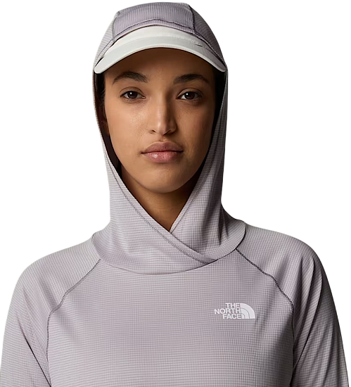 Лонгслив женский The North Face Sunriser Hoodie Moonstone Grey - Фото 8 большая