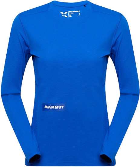 Лонгслив женский Mammut Eiger Nordwand FL Eiger Blue - Фото 1 большая