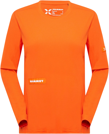 Лонгслив женский Mammut Eiger Nordwand FL Eiger Orange - Фото 1 большая