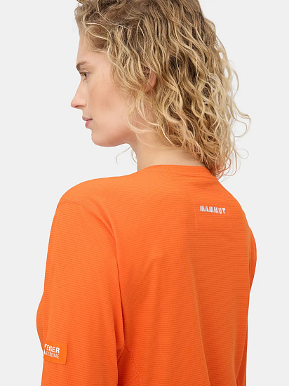 Лонгслив женский Mammut Eiger Nordwand FL Eiger Orange - Фото 6 большая
