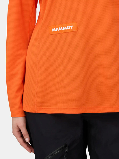 Лонгслив женский Mammut Eiger Nordwand FL Eiger Orange - Фото 7 большая