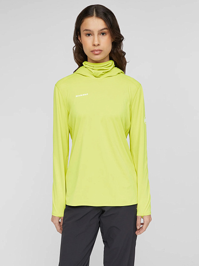 Лонгслив женский Mammut Selun FL Sun Hoody Holunder - Фото 2 большая