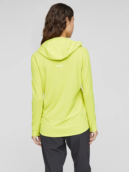 Лонгслив женский Mammut Selun FL Sun Hoody Holunder - Фото 3 большая
