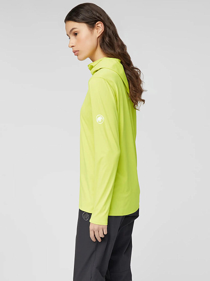 Лонгслив женский Mammut Selun FL Sun Hoody Holunder - Фото 4 большая