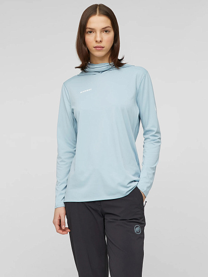 Лонгслив женский Mammut Selun FL Sun Hoody Nebla - Фото 2 большая