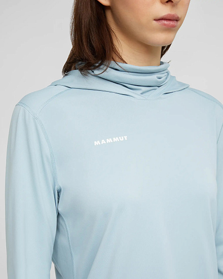 Лонгслив женский Mammut Selun FL Sun Hoody Nebla - Фото 6 большая
