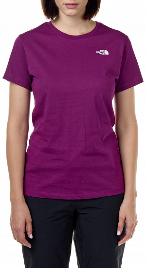 Футболка женская The North Face SS Simple Dome Pamplona Purple - Фото 1 большая