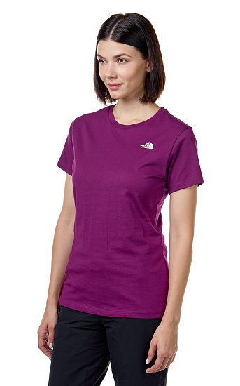 Футболка женская The North Face SS Simple Dome Pamplona Purple - Фото 3 большая