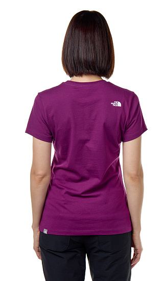 Футболка женская The North Face SS Simple Dome Pamplona Purple - Фото 4 большая