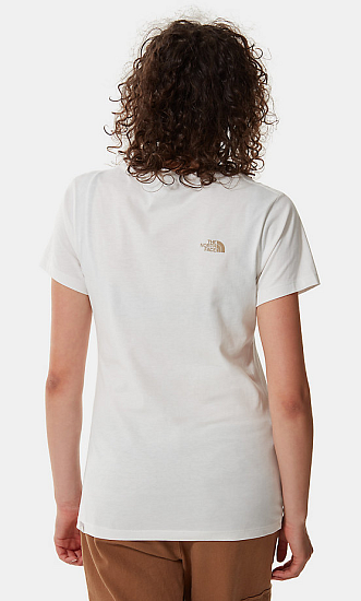 Футболка женская The North Face Graphic SS Gardenia White - Фото 4 большая