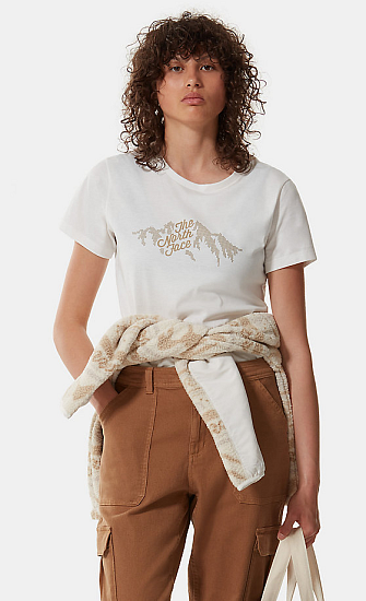 Футболка женская The North Face Graphic SS Gardenia White - Фото 6 большая