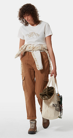 Футболка женская The North Face Graphic SS Gardenia White - Фото 7 большая