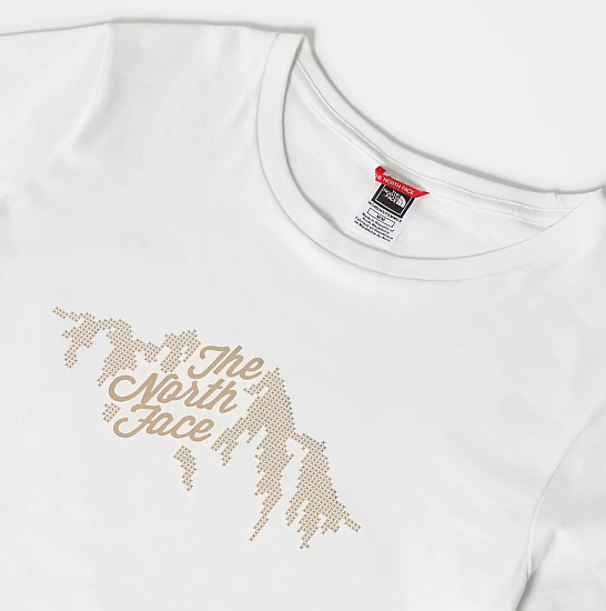 Футболка женская The North Face Graphic SS Gardenia White - Фото 8 большая