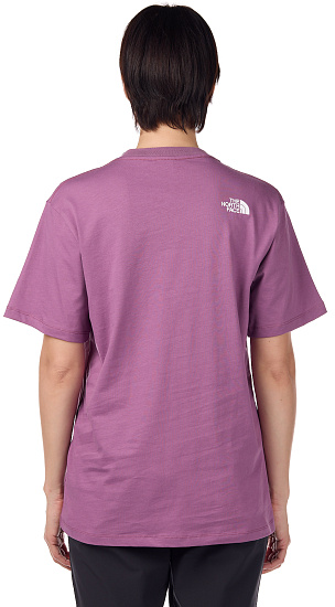 Футболка женская The North Face Zumu Pikes Purple - Фото 3 большая