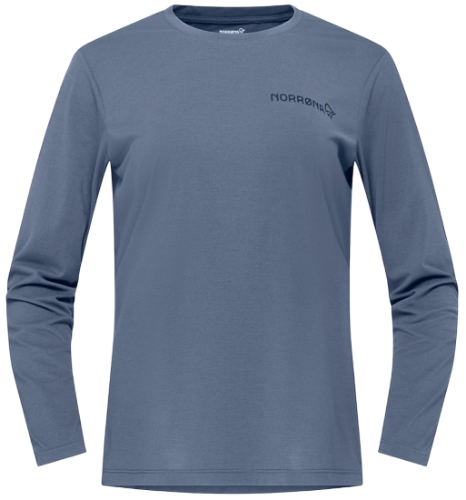 Лонгслив женский Norrona Femund Tech LS Vintage Indigo - Фото 1 большая