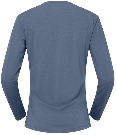 Лонгслив женский Norrona Femund Tech LS Vintage Indigo - Фото 3 большая
