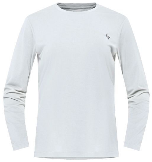 Лонгслив женский Norrona Femund Tech LS Snow White - Фото 1 большая