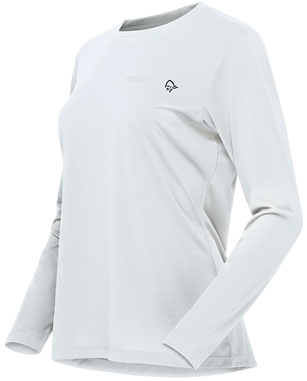 Лонгслив женский Norrona Femund Tech LS Snow White - Фото 2 большая