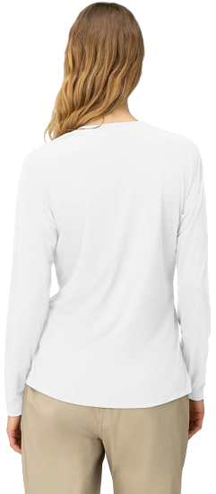 Лонгслив женский Norrona Femund Tech LS Snow White - Фото 5 большая