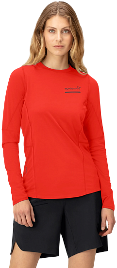 Лонгслив женский Norrona Senja Equaliser Lightweight LS Arednalin - Фото 4 большая