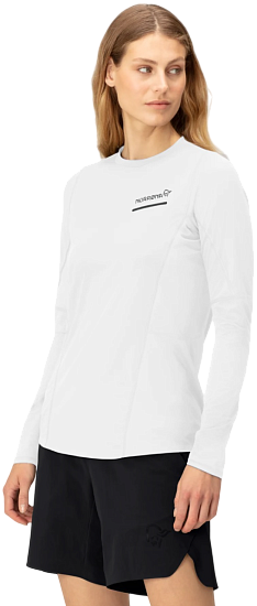 Лонгслив женский Norrona Senja Equaliser Lightweight LS Snow White - Фото 6 большая