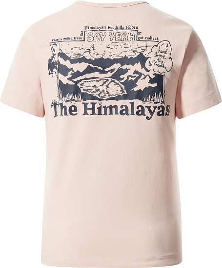 Футболка женская The North Face SS Himalayan Bottle Source Tee Evening Sand Pink - Фото 2 большая