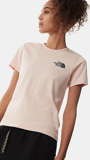 Футболка женская The North Face SS Himalayan Bottle Source Tee Evening Sand Pink - Фото 4 большая