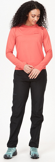 Лонгслив женский Marmot Windridge LS Grapefruit - Фото 5 большая