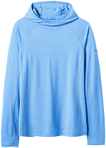 Лонгслив женский Rab Sonic Hoody Bluebird