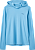 Лонгслив женский Rab Force Hoody Bluebird - Фото 1 малая