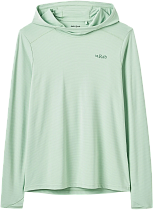 Лонгслив женский Rab Force Hoody Fig Green