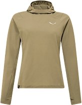 Лонгслив женский Salewa Puez Sun Hoodie Quicksand