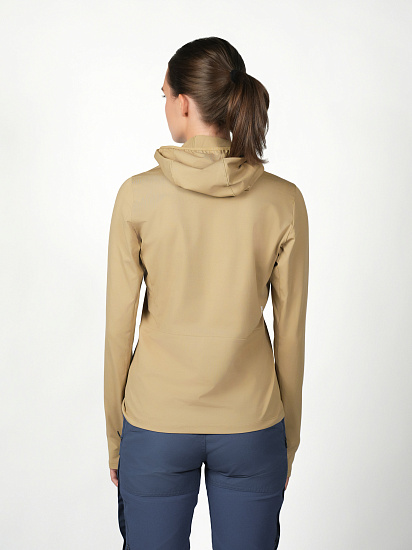 Лонгслив женский Salewa Puez Sun Hoodie Quicksand - Фото 5 большая
