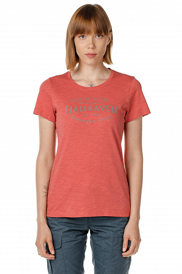 Футболка женская Fjallraven Est. 1960 Dahlia - Фото 4 большая