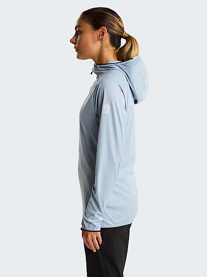 Лонгслив женский The North Face Summit Direct Sun Hoodie Frost Grey - Фото 4 большая