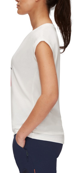 Футболка женская Mammut Mountain T-Shirt White - Фото 4 большая