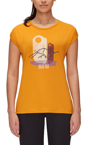 Футболка женская Mammut Mountain T-Shirt Golden - Фото 2 большая