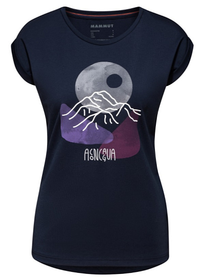 Футболка женская Mammut Mountain T-Shirt Marine - Фото 1 большая